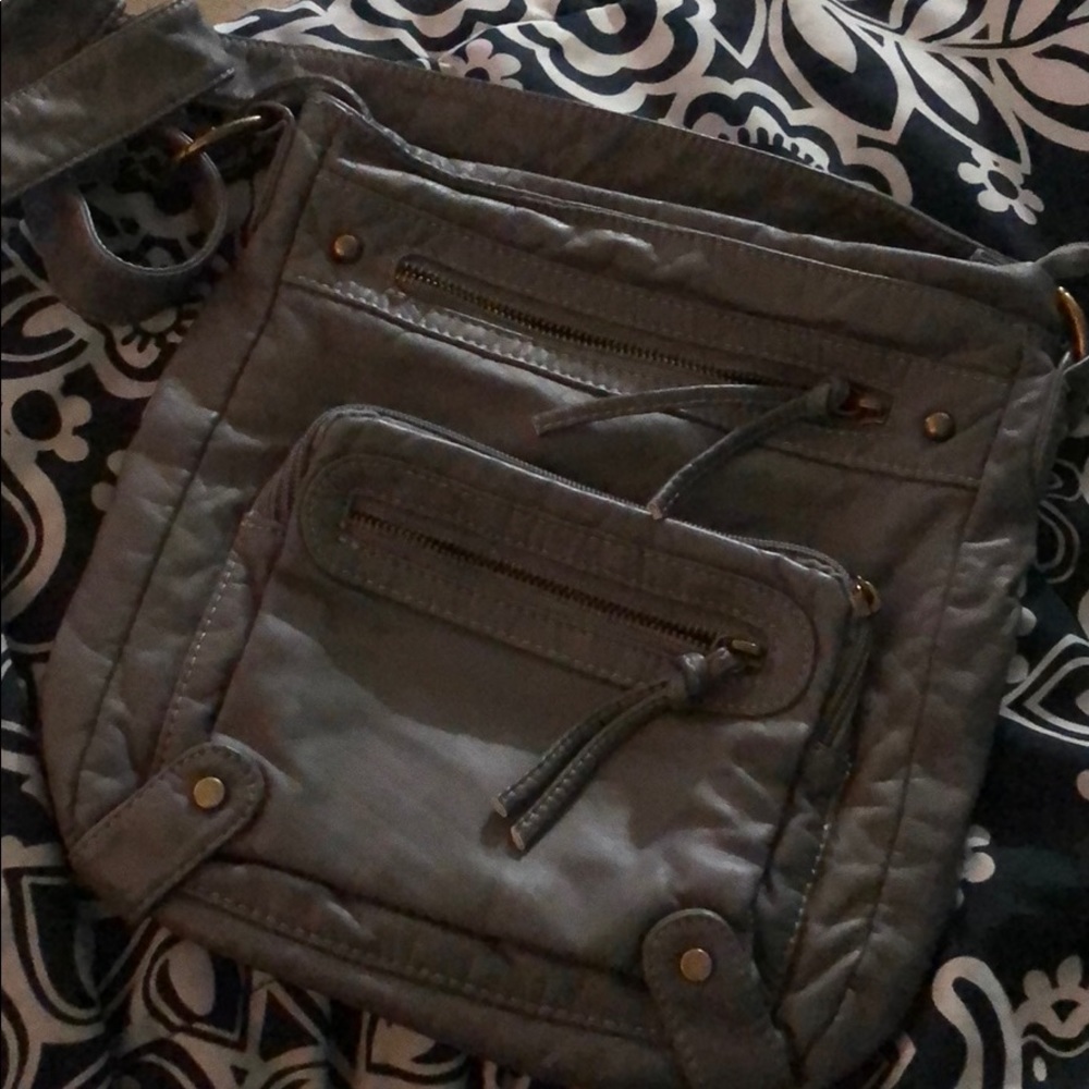 Gray Crossbody